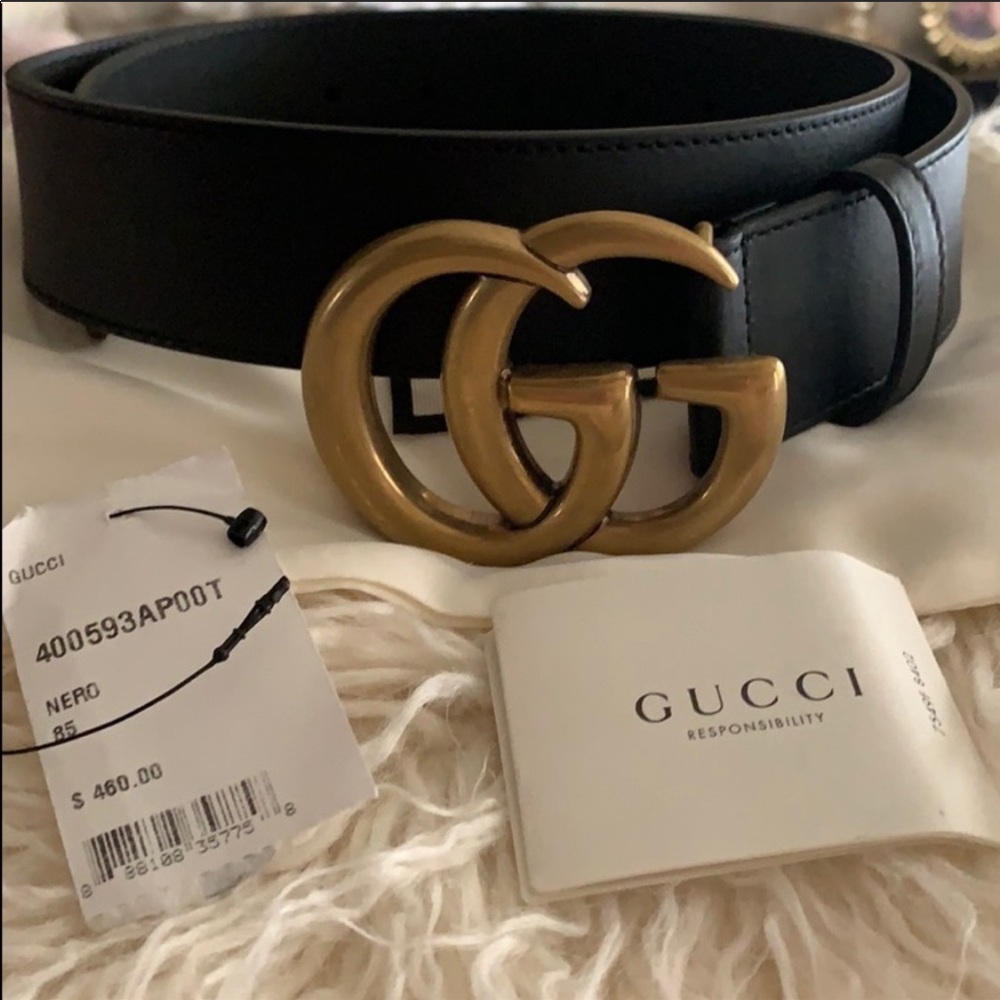 Gucci belt size 85